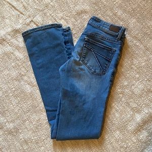 Dear John Distressed Skinny Bootcut Denim Jeans 27
